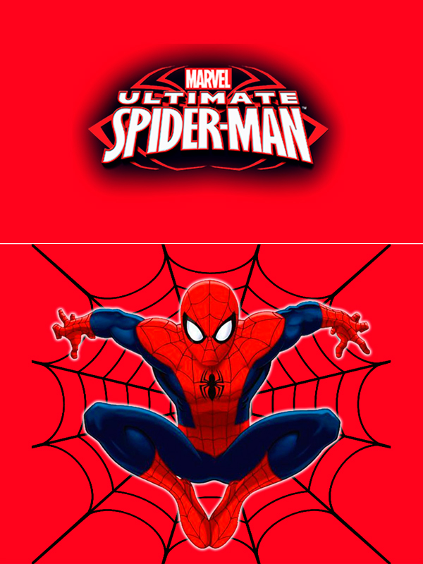 Motivo 01 Spiderman para Morrales, Loncheras y Cartucheras Oba Design - Corporación OBA, c.a.