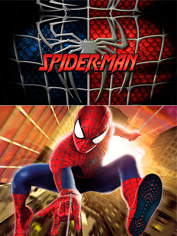Motivo 03 Spiderman para Morrales, Loncheras y Cartucheras Oba Design - Corporación OBA, c.a.