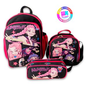 Combo Morral escolar junior con motivo Kpop